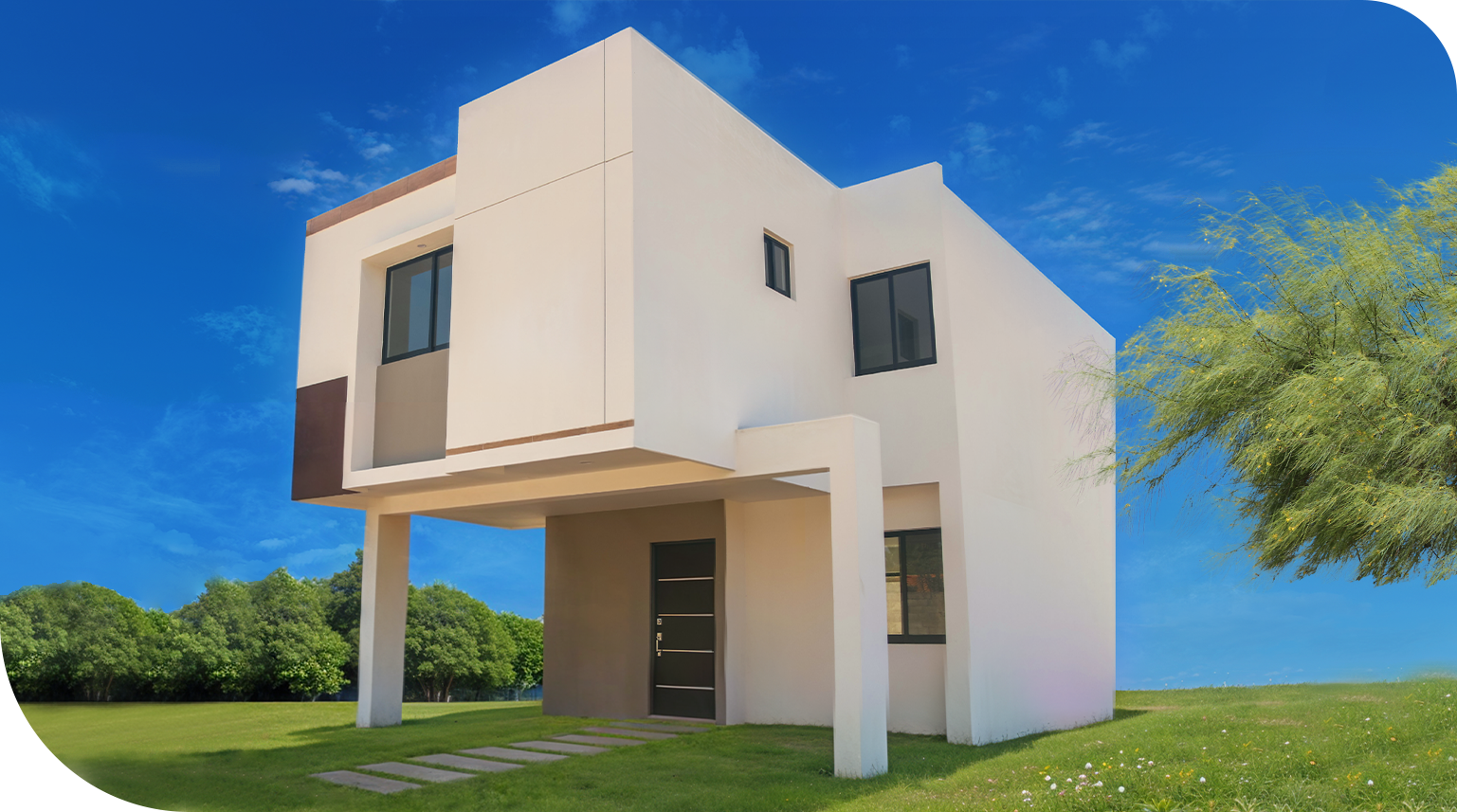 Fachada del modelo Corintios