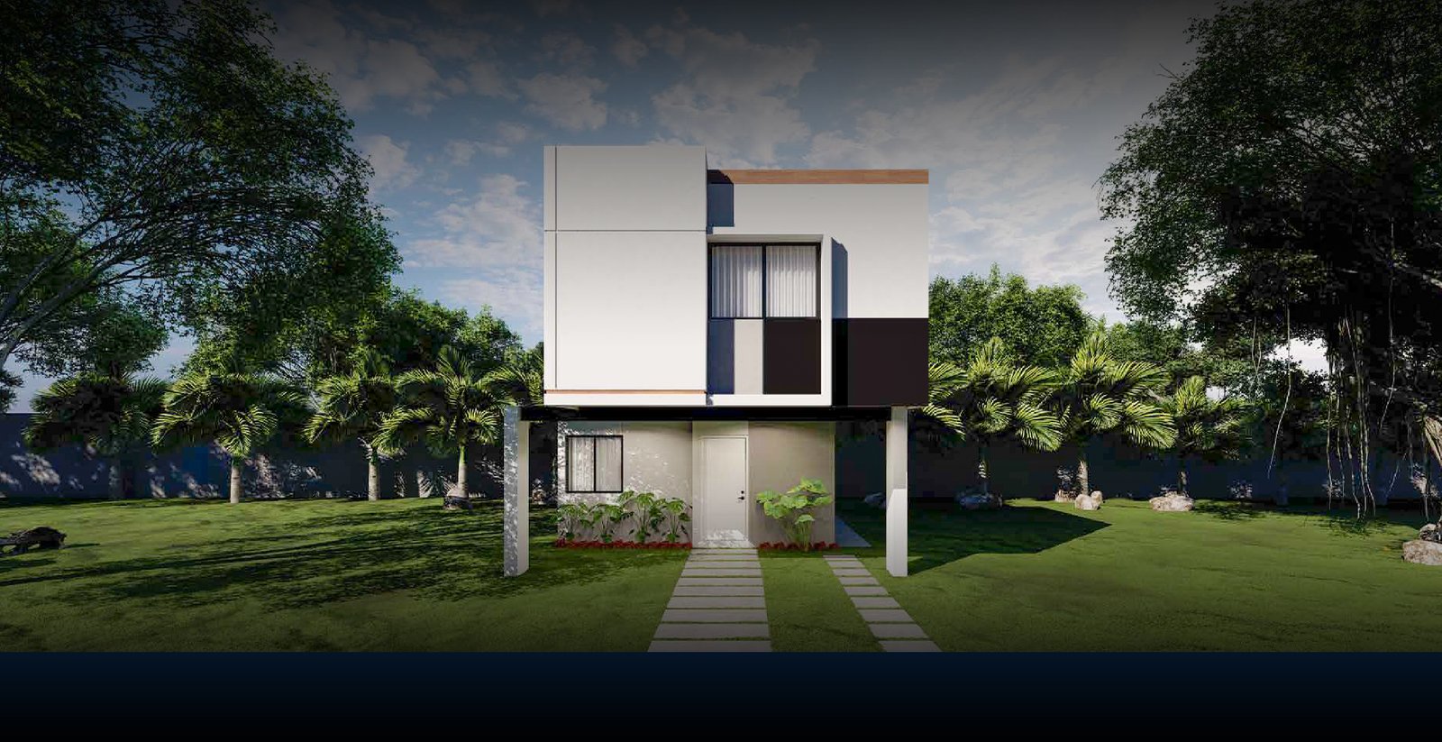 Modelo de vivienda contemporánea de Arcadia Residencial