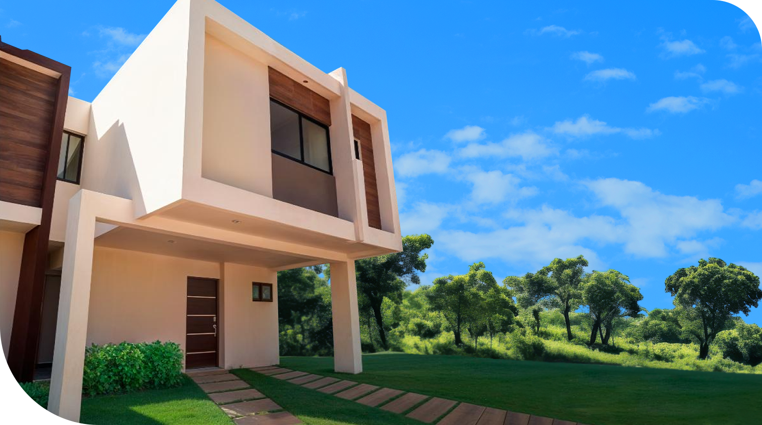 Fachada del modelo Olimpia